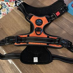 PhoePet Large Dog Harness High-visibility Orange