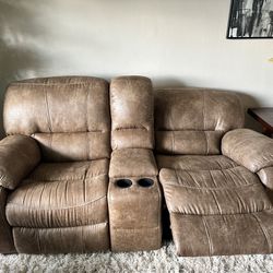 Reclining Love Seat And Sofa 