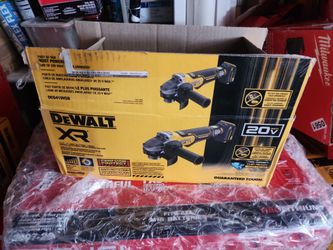 Dewalt 20v xr 4/1/2,,,5grinder