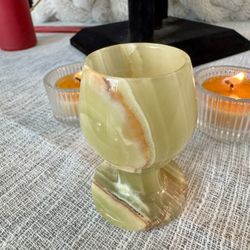 Green Onyx Crystal Mini Goblet 