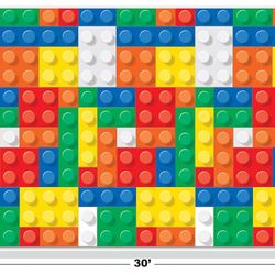 Lego Background Large New Vinyl 
