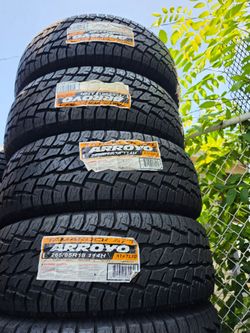 265 65 18 Arroyo Tires Con 50,000 millas de Garantía