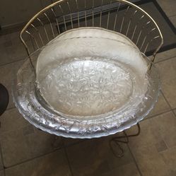 Princess House Muy Antiguo. Platón Súper Grande Para Pavo.