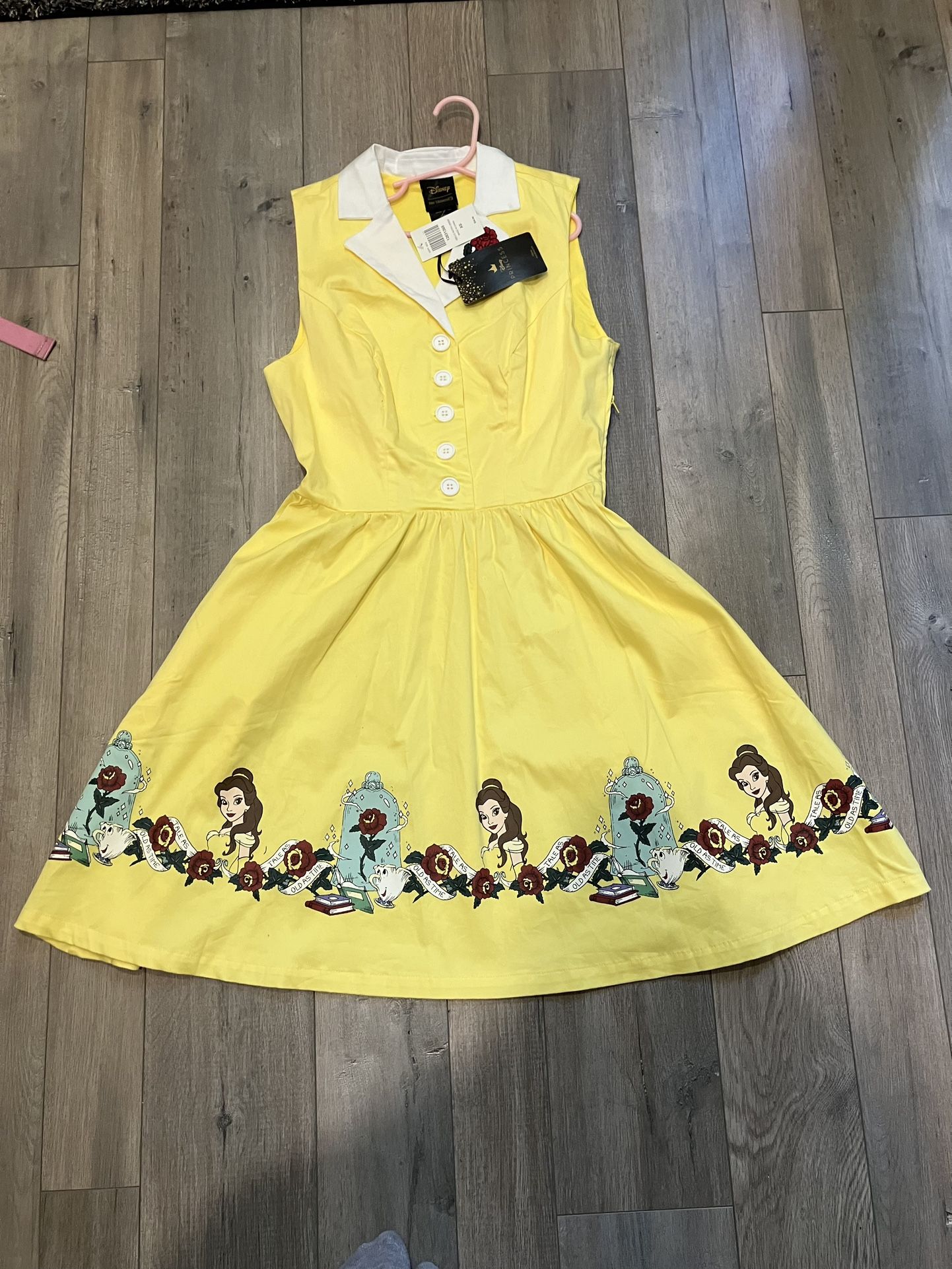NEW Disney Beauty And Beast Belle Dress / Costume For Adult Size XS