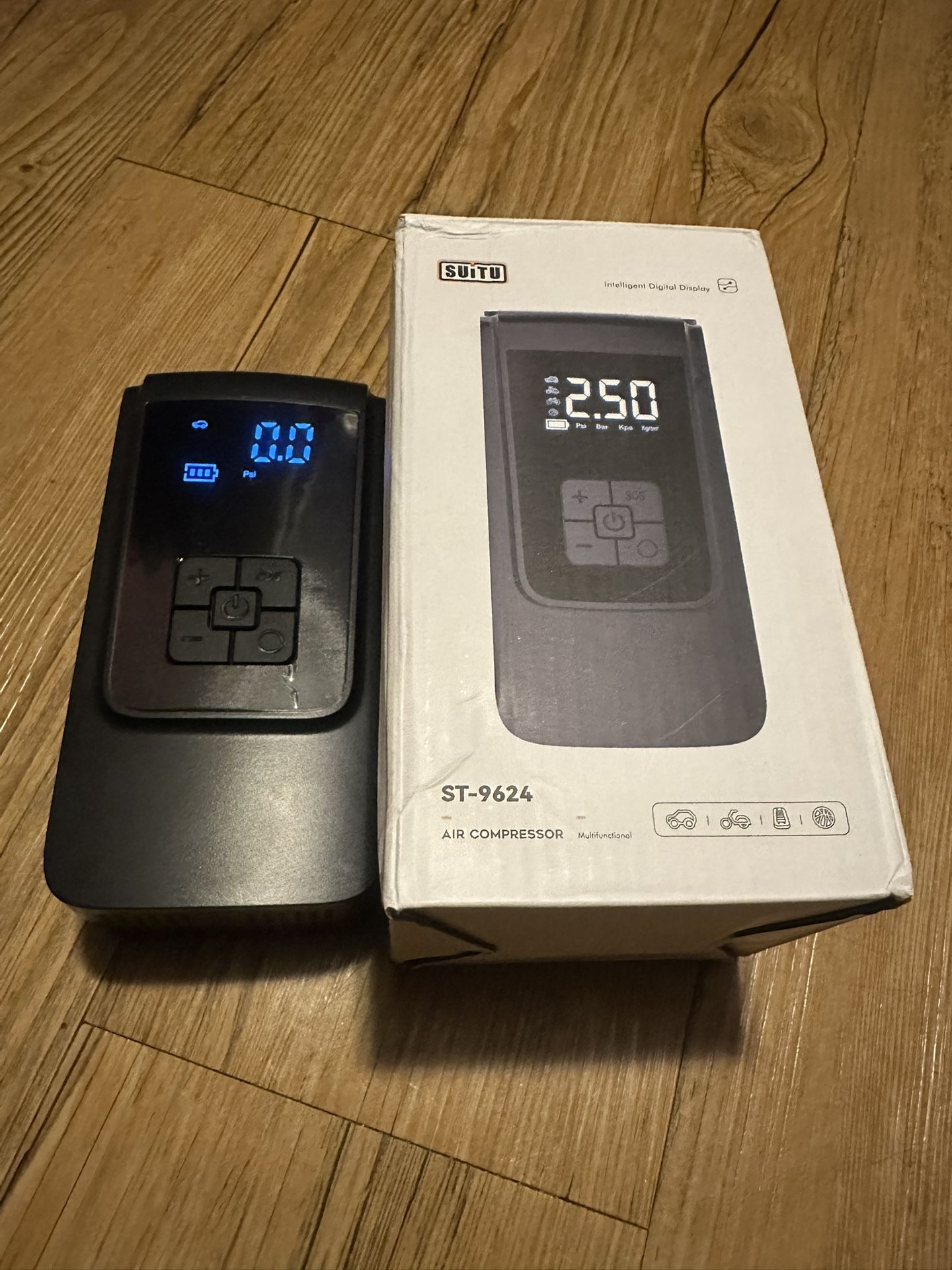 Suitu ST-9624 Rechargeable Air Compressor Pump New Usb-c