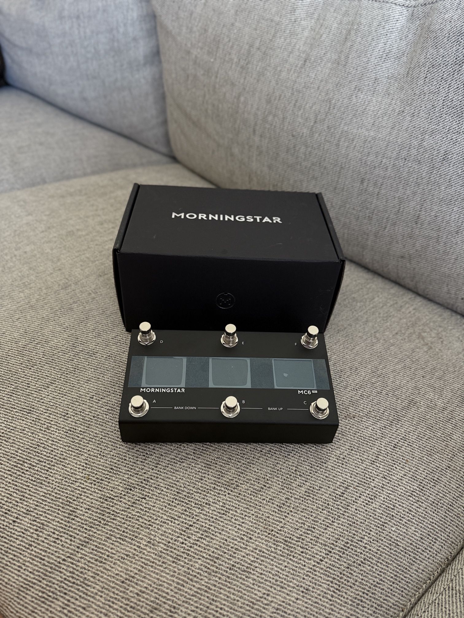 The Morningstar MC6 Pro MIDI controller