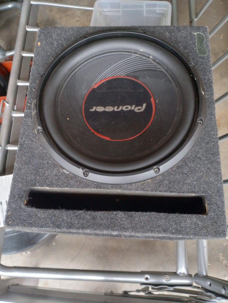 12 Inch Woofer With Ported Box