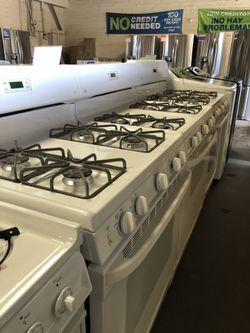 GE White Stoves