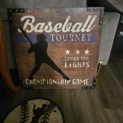 Baseball Decor