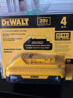 DeWalt battery 4ah