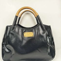 Kate Spade Fulton Street Treesh Patent Leather Satchel Black Handbag