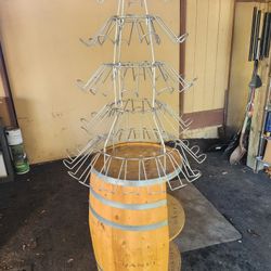 Banfi Wine Barrel Bottle Holder
