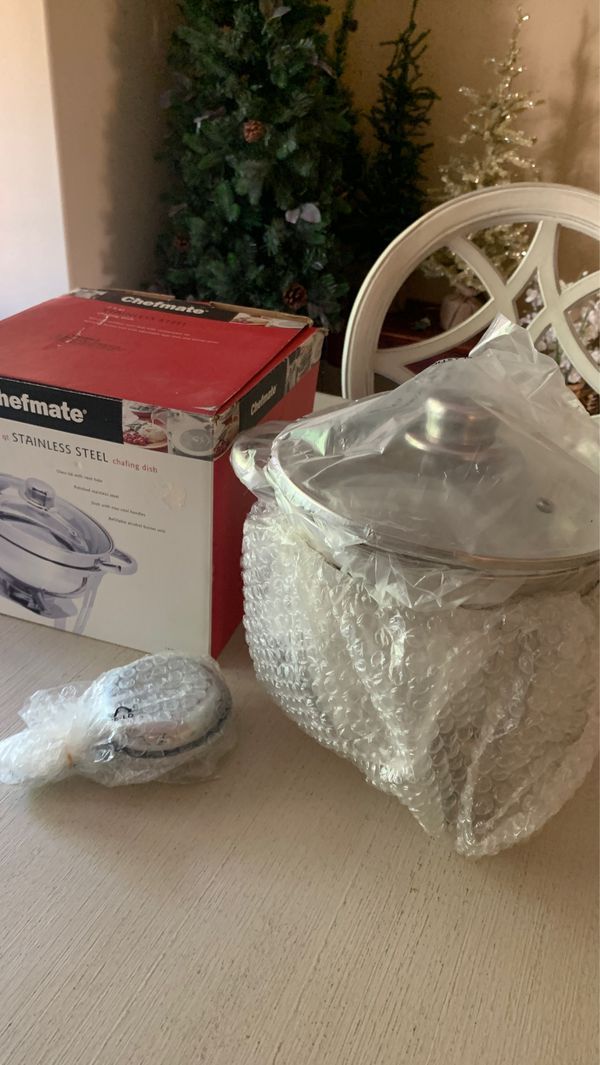 New 2.8 Qt Chefmate Stainless Steel Chafing Dish Pot Pan