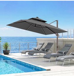 10x13FT Cantilever Outdoor Patio Umbrella