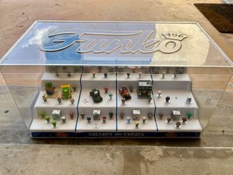 Funko Bitty Pop! display case store display some damage