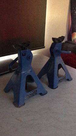 Power Torque Jack Stands Pair Blue