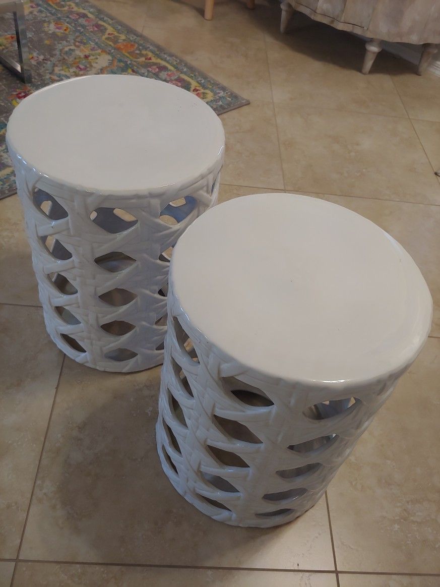 2 Elegant Accent Tables