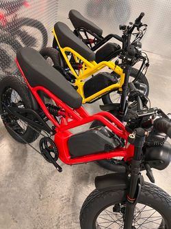 ✅⚡️BRAND NEW - 1500 Watt Electric Ebike,  40mph Top Speed Heavy Duty/Full Suspension  (Black, Red, Turquoise(Blue) -Or Yellow)-w/FREE LOCK