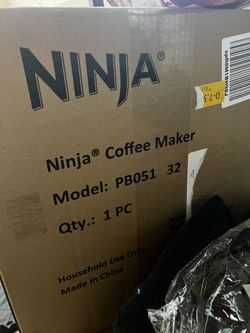 Ninja Pods & Grounds Specialty Single-Serve Coffee Maker, PB051 Frother  SEALED