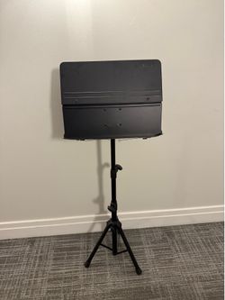 Vekkia Professional Portable Sheet Music Stand - Folding Adjustable Holder,