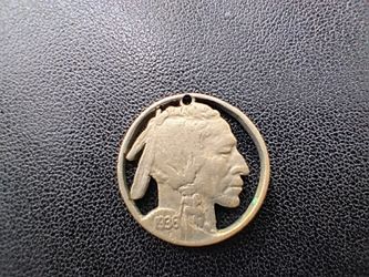 Indian Head Coin Pendant