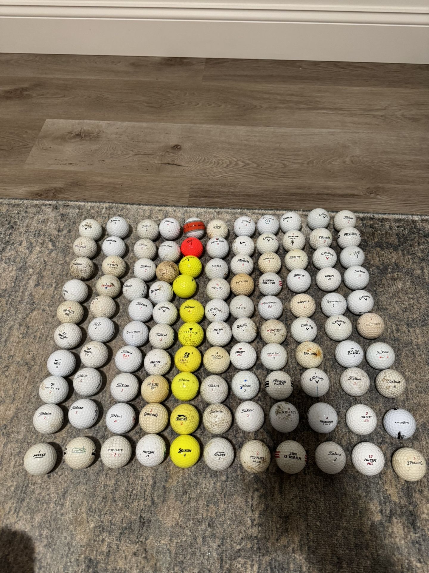 110 Used Golf Balls