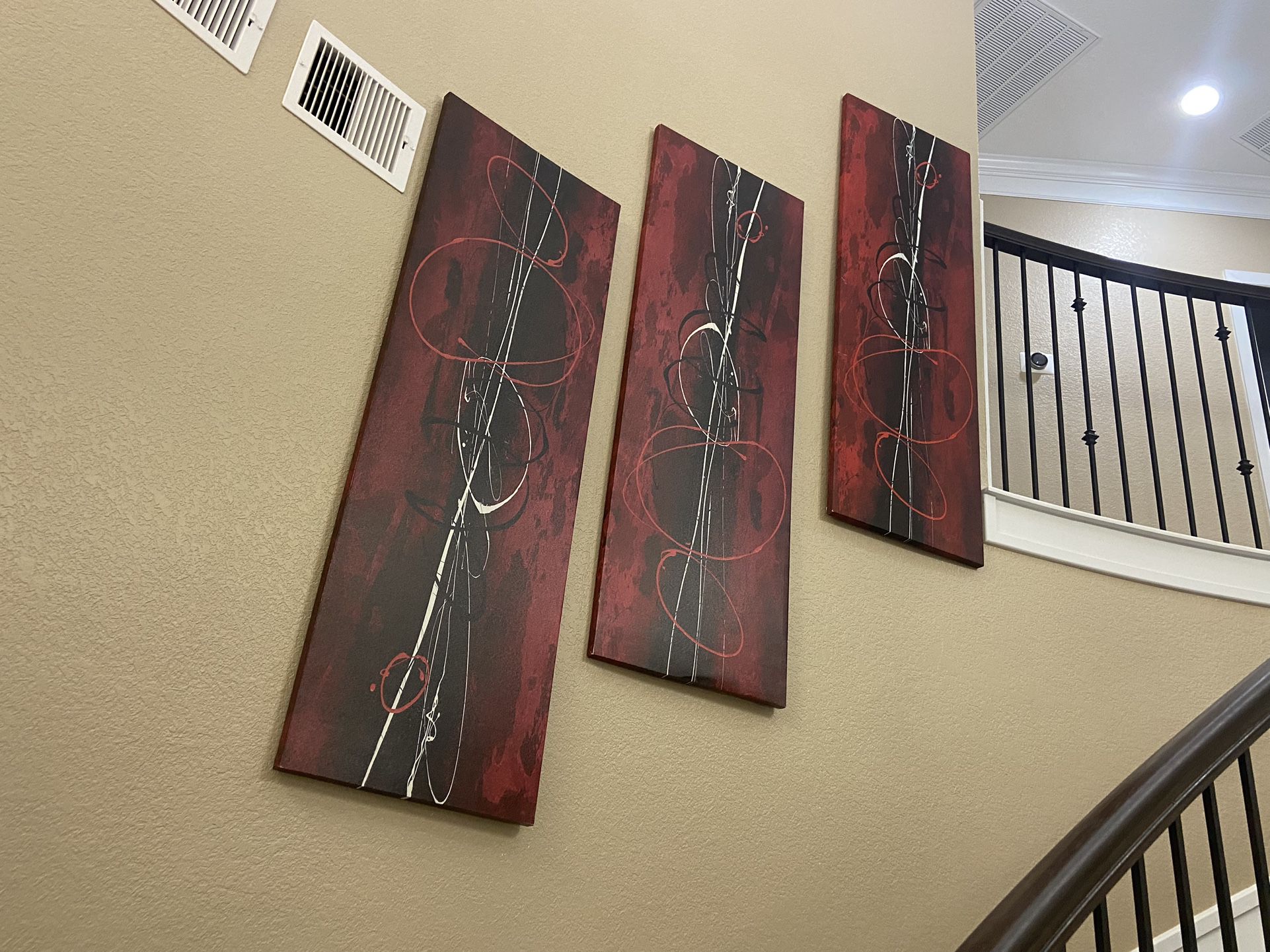 Red Accent Painting