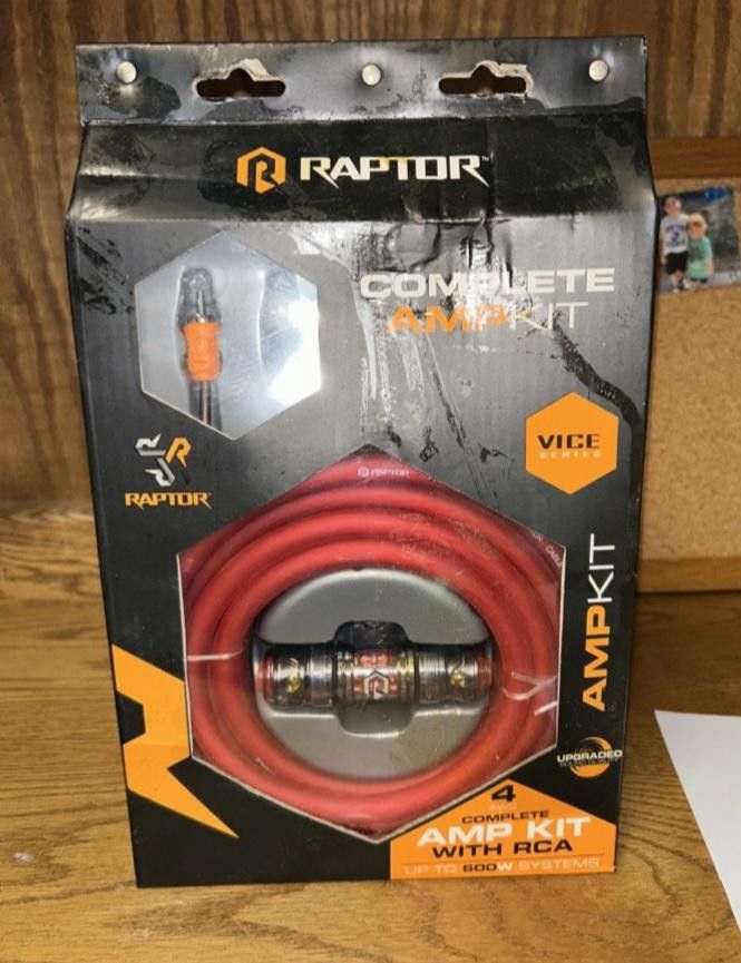 New Raptor 4 Gauge AWG Amplifier Kit
