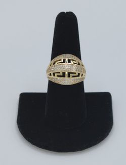 Elegant 14k Gold Cubic Zirconia Ring ⭐️4.04 G Size 8