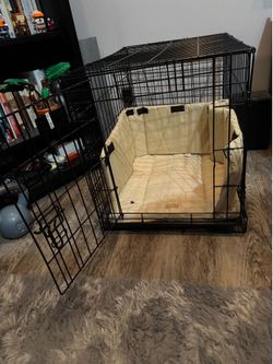 Medium Dog Crate + Accessories