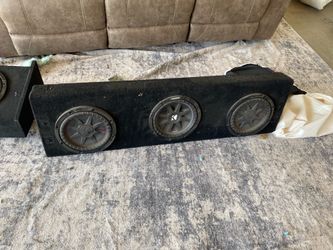 2 kicker comp RT 10” sub subwoofer shallow truck bajo