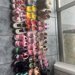 Toddler Shoes Nike. Reebok. Converses. Crocs. $5 To $10