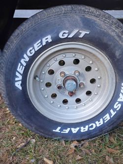 2 Bullet hole aluminum rims 225/70/r14