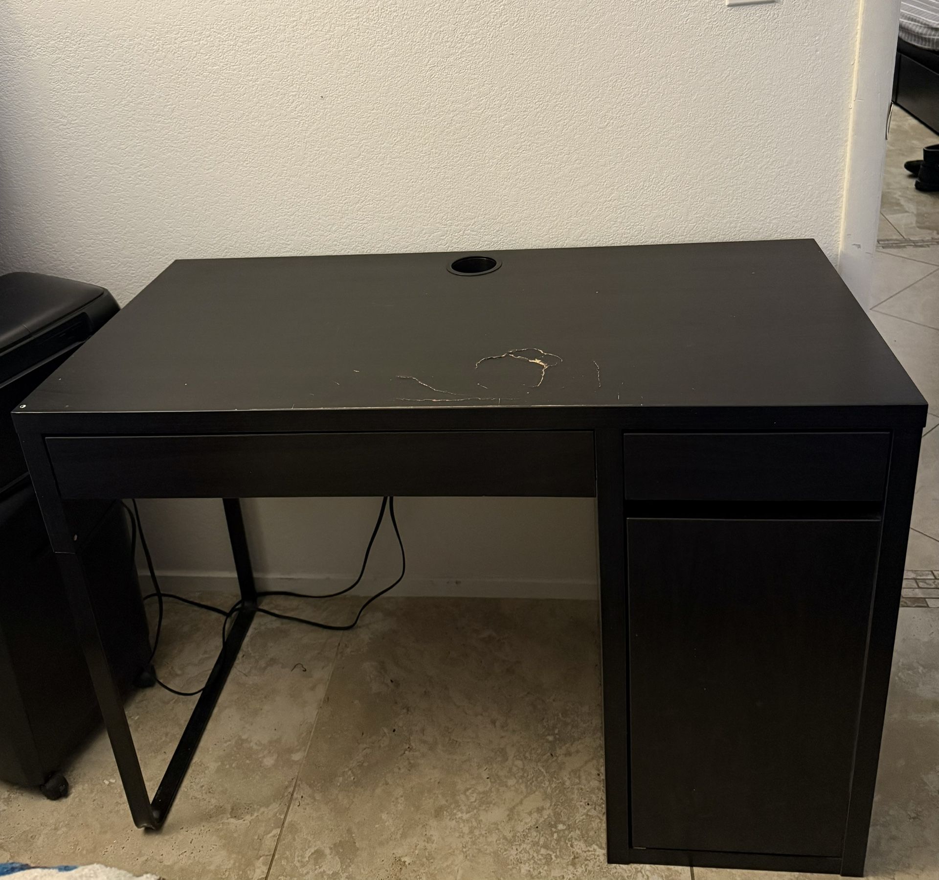 Desk With Drawers- MICKE IKEA