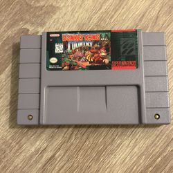 Original Super Nintendo (SNES) Game Donkey Kong Country 