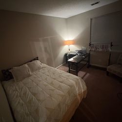 Monitor and bed set with mattress