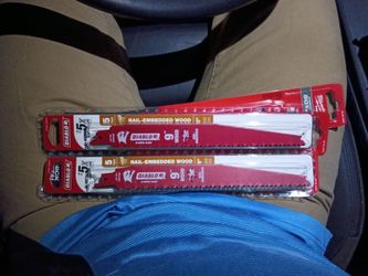 Diablo 9" Nail-Embedded Wood Reciprocating Saw Blades