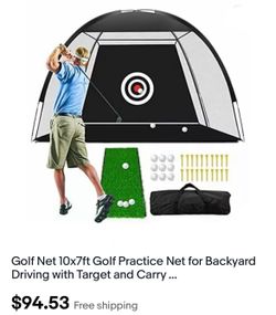 NET to practice golf size 10 x 7ft