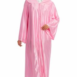 Pink Graduation Cap and Gown Tassel Set