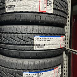 FALKEN ZIEX ZE950 A/S 225/45R17XL price$120 each
