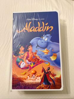 *Blanket*Aladdin Walt Disney Classic VHS Box Blanket