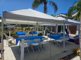 Canopy + tables
