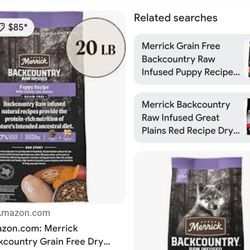 MAVERICK PUPPY FOOD 20 LBS BAGS