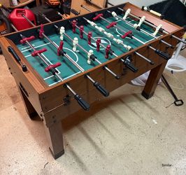 Foosball And Air Hockey Table