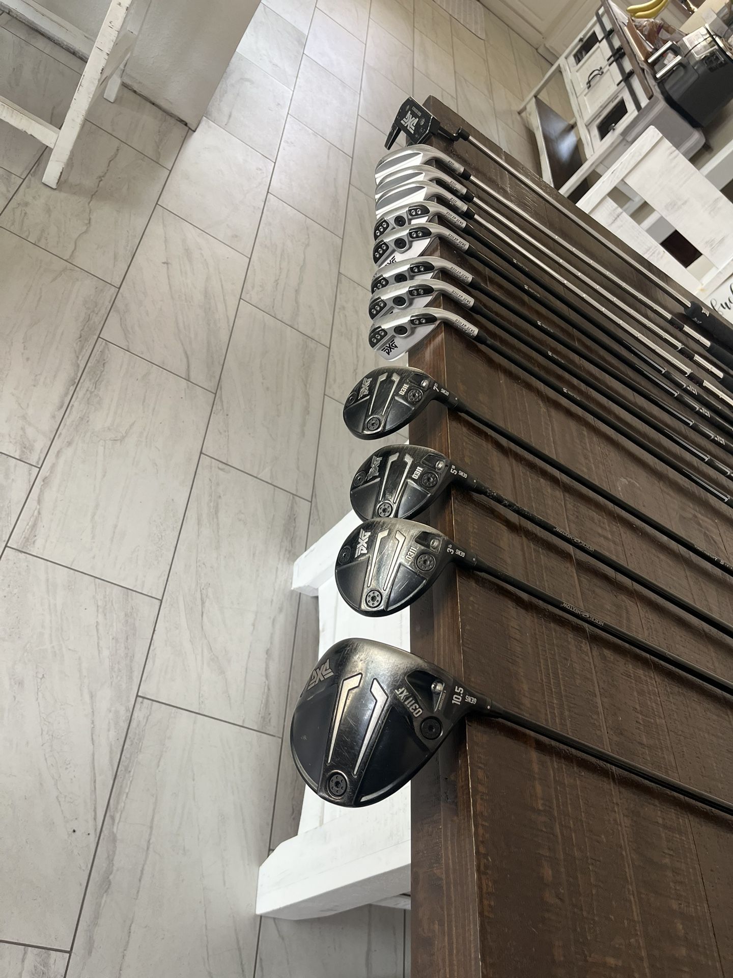 PXG Golf Clubs.