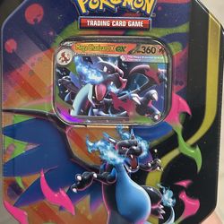 Pokemon TCG Mega Charizard X EX Tins