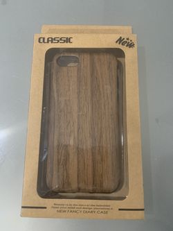 New iPhone Silicon Case Wood Imitation