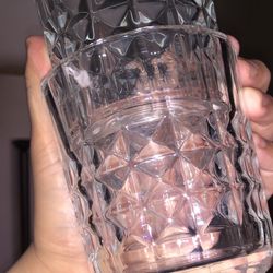 New Glass cups whiskey