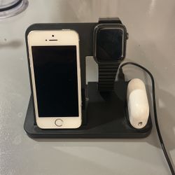 3 in 1 Charger For iPhone, Apple Watch & EarPods 