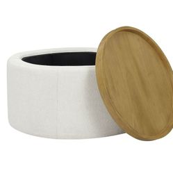 40in Round  Storage Coffee Table NEW